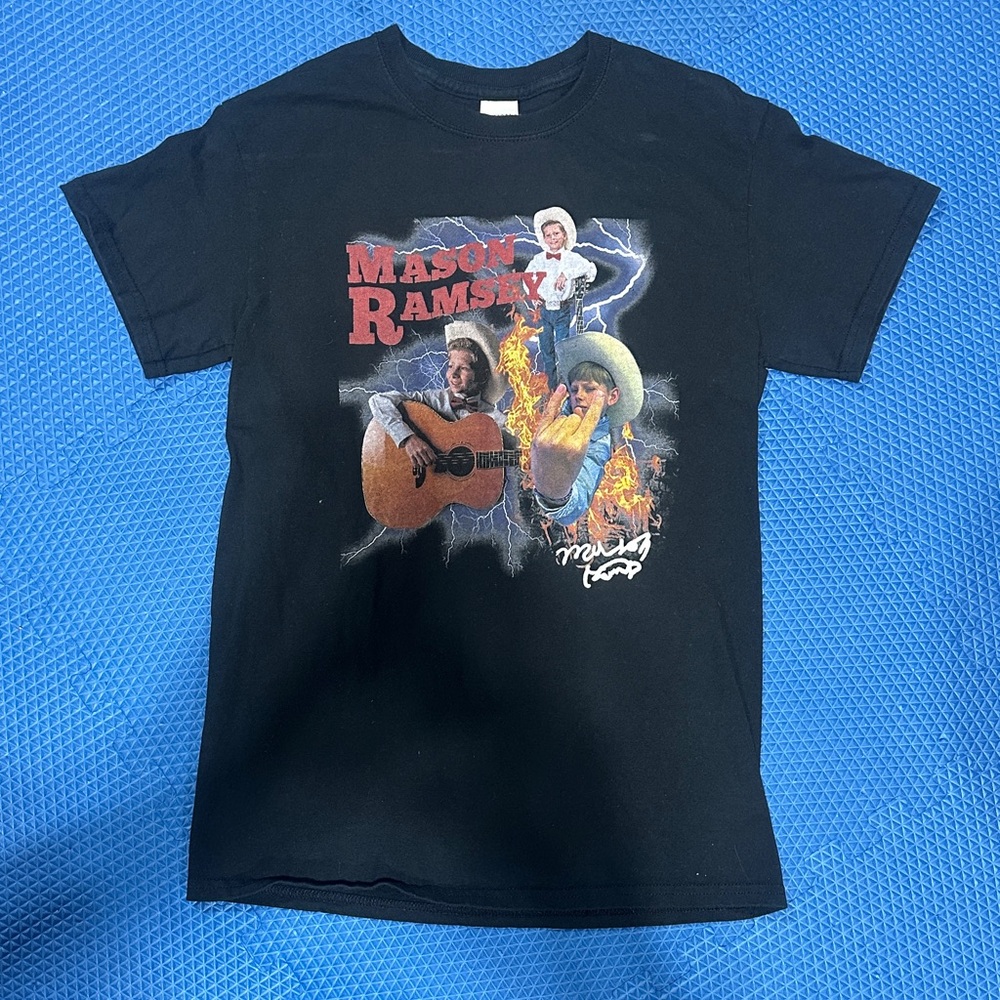 Mason Ramsey Gildan Ultra Cotton Black T-Shirt